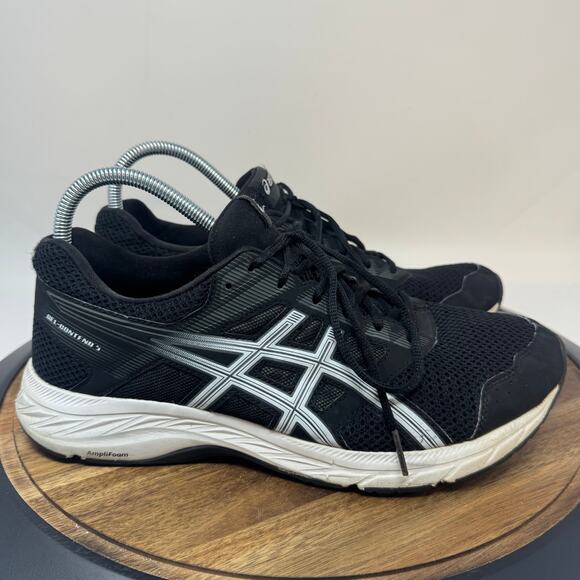 Asics Gel Contend 5 Men's Black Size 10 Extra Wide Sneaker Shoes - Picture 1 of 11